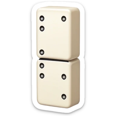 Create a emoji of domino effect sticker