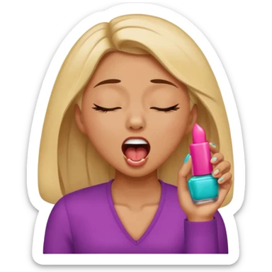 Slay girl emoji💅🥱böyle yap sticker