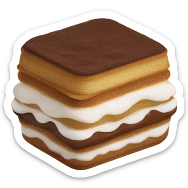 a tiramisu sticker