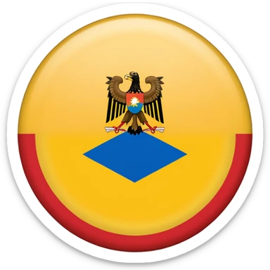 Bandera de colombia circular sticker
