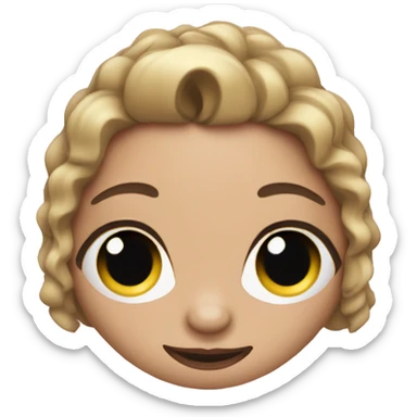 Una gata con uñas sticker