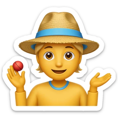 un emoji sportif pour exprimer un anniversaire sticker