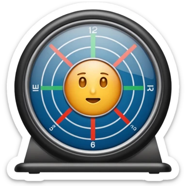 fmcw radar is on a table sticker