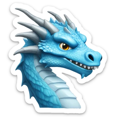 ice dragon sticker