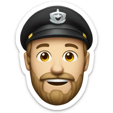 Emoji for an iOS app release captain sticker