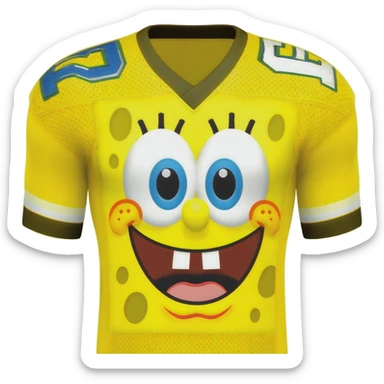 Make a yellow football jersey say Elijah and make there a SpongeBob badge sticker
