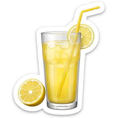 basic lemonade in tumbler sticker