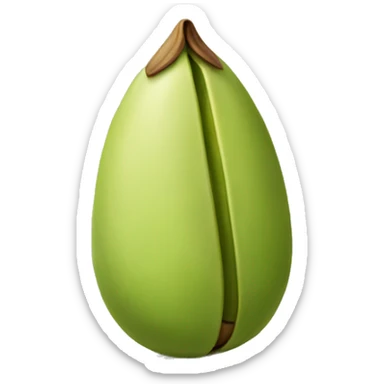A single pistachio  sticker