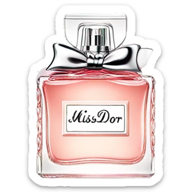 Miss dior perfume sticker