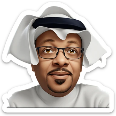 realistic portrait of a boy sticker