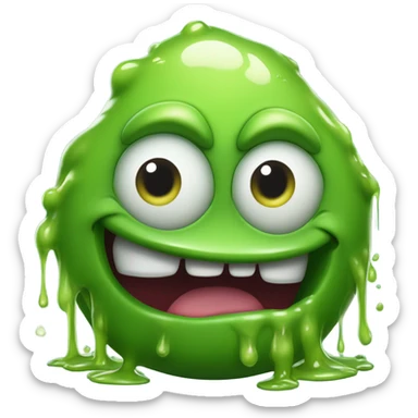 Snot monster sticker