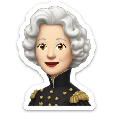 Queen Jeanne Brunet sticker