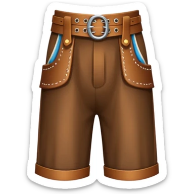 Lederhosen sticker