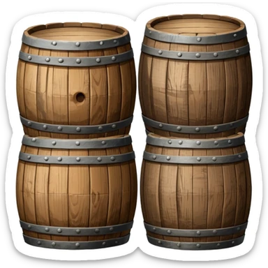 Aged Wine Barrels sticker