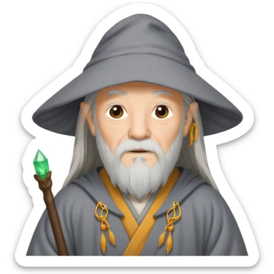 chinese gandalf sticker