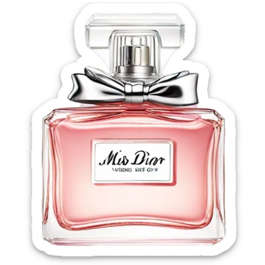 Miss dior perfume sticker