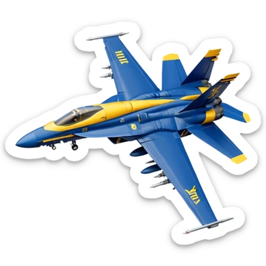 US Navy Blue Angels f/a-18 sticker