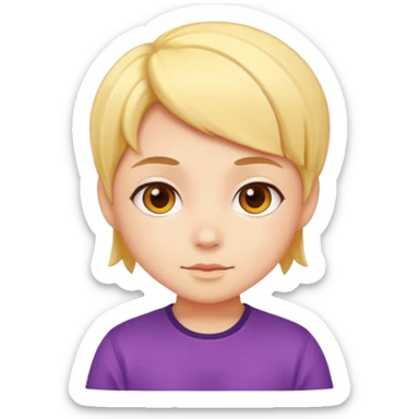 A chibi Cartoon sticker