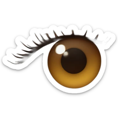 caucasian dark redhead chocolate brown eyes freckles sticker