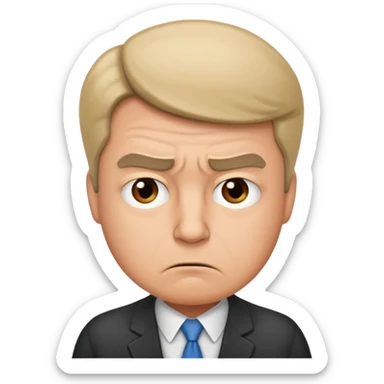 irritated manager  sticker