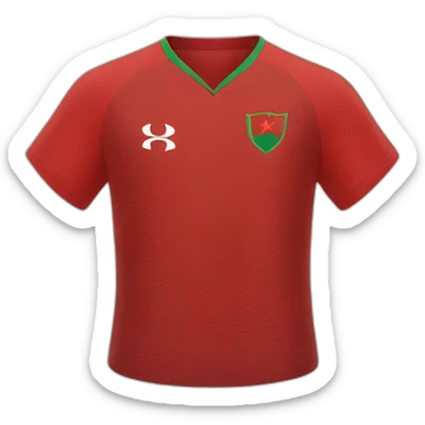 Morocco football shirt sticker