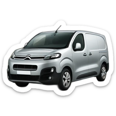 citroen jumpy 2008 silver grey atlante exclusive sticker