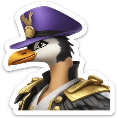 Kujoh Jotaro as a Goose sticker