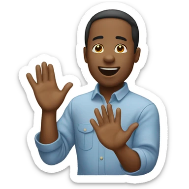 Clapping emoji sticker