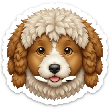 Golden doodle sticker