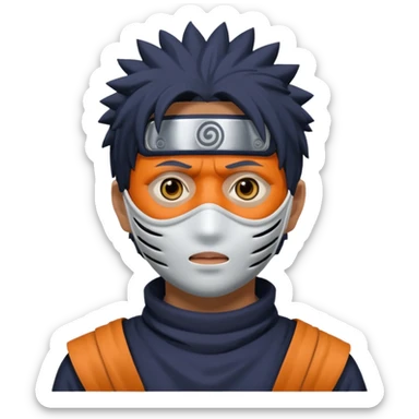 OBITO with mask sticker