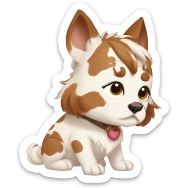 Cute Bagbean by griffsnuff sticker