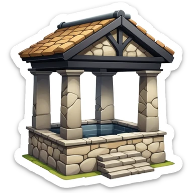 unc chapel hill old well sticker