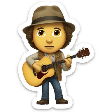 Paul Simon in the 70s sticker