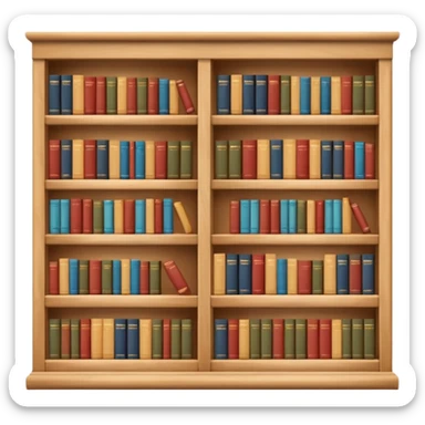 bookshelves sticker