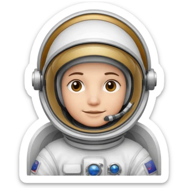 Astronaut sticker
