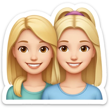 lover besties sticker