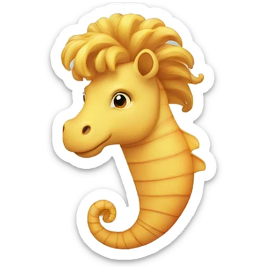 hippocampe  sticker