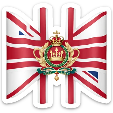 British Raj flag sticker