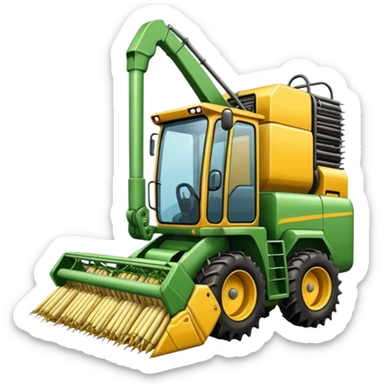 sugarcane harvester sticker