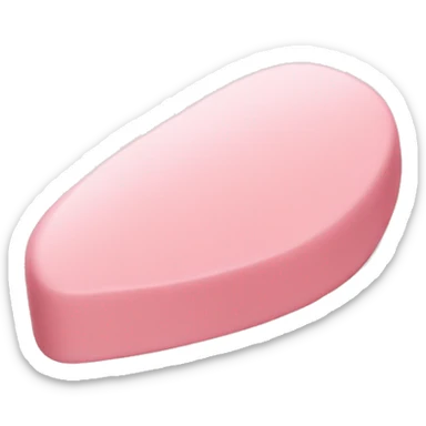 A soft pink gua sha sticker