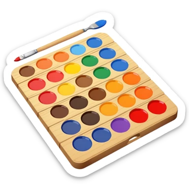 Paint Palettes sticker