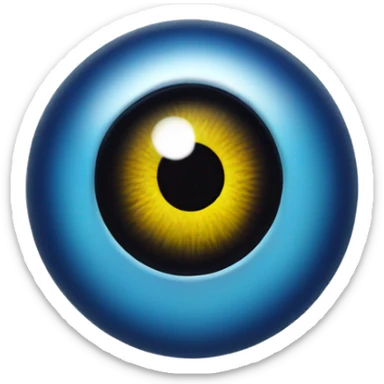 Evil eye sticker