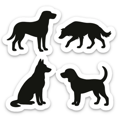 general style, no faces or snouts, variation 4 sticker