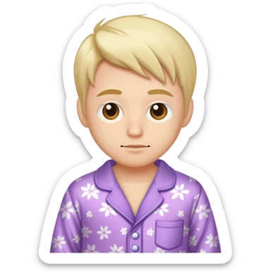 The streamer clix in pajamas sticker