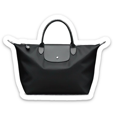 Longchamp black sticker