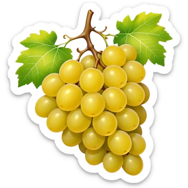 yellow grape sticker
