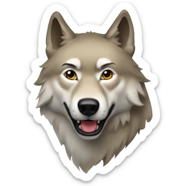 A sigma alpha wolf from Oklahoma  sticker