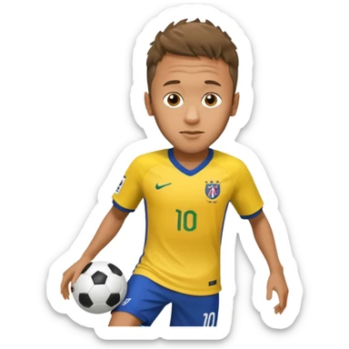 Neymar doing skills sticker