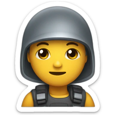 An among us crewmate sticker