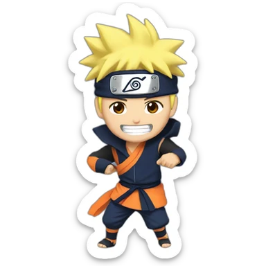 Naruto pol dance sticker